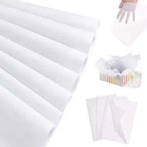 SJPACK 500 Sheets 15"x20" & 14"x20" & 20"x30" White Tissue Paper 17g Bulk for Gift Wrapping DIY Crafts Party Decorations High-Quality Soft Durable Versatile Material Perfect for Festivals