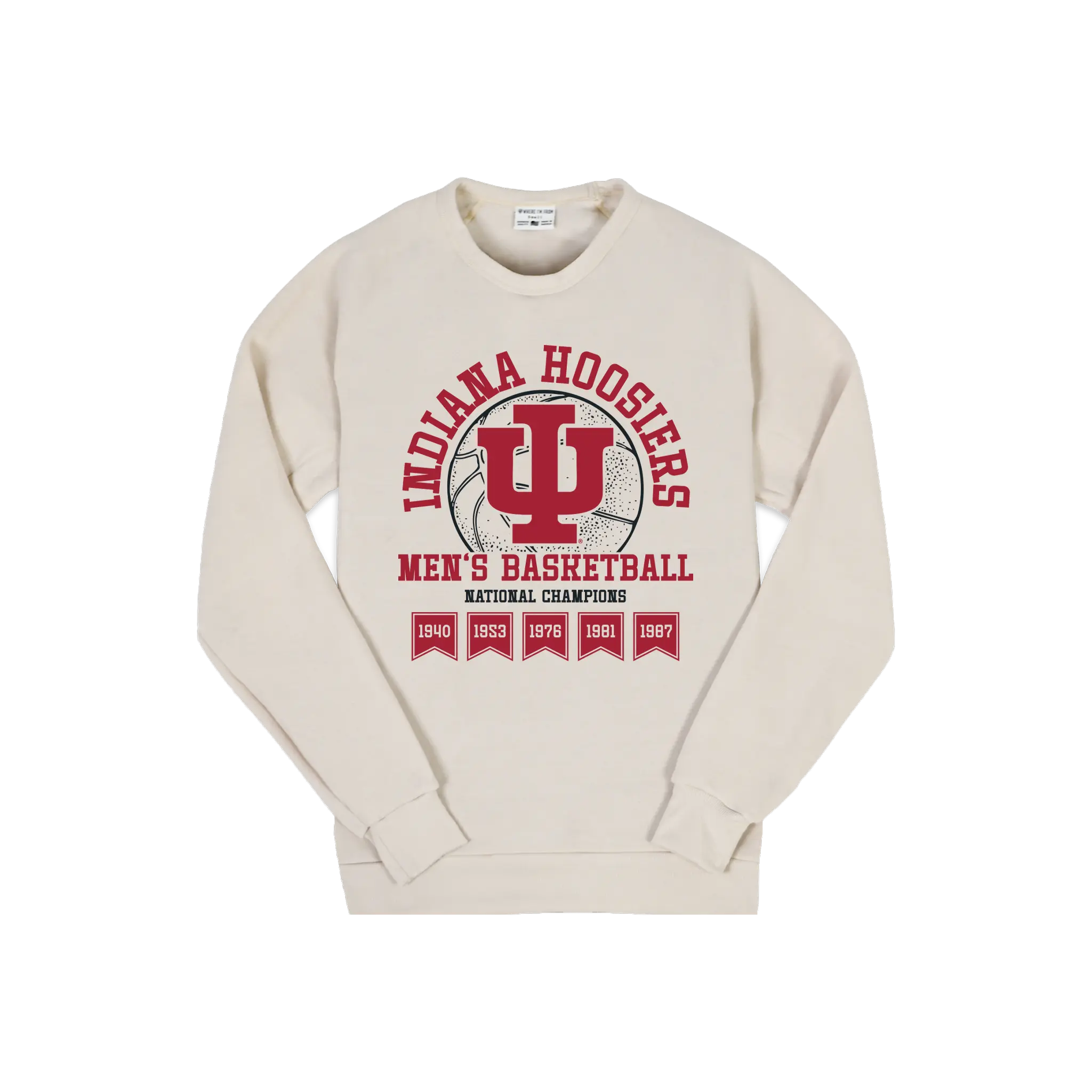 Indiana Hoosiers Men's Basketball Champs Crew Sweatshirt