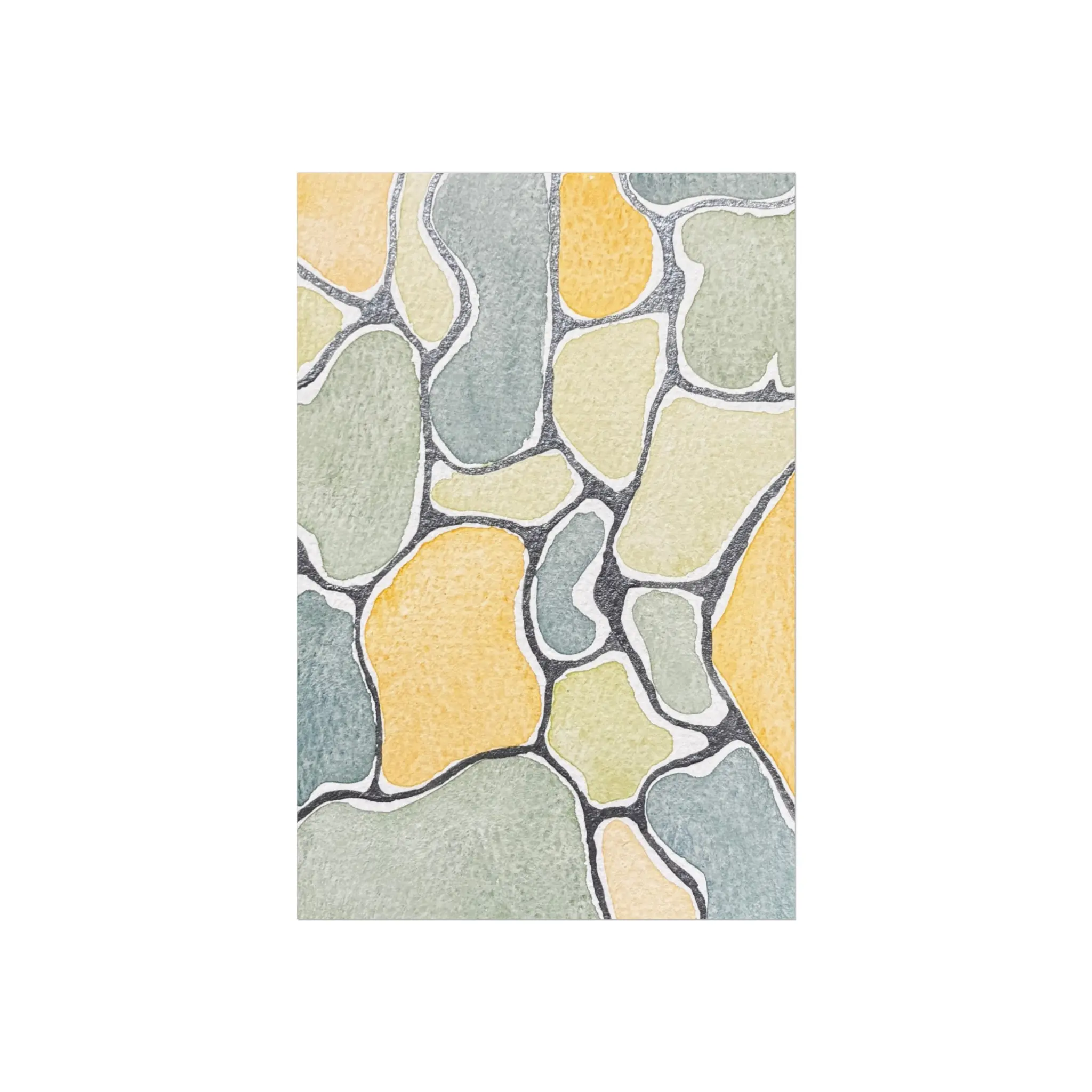 Abstract Geometric Art Print by Anna Kaye Crow | Modern Wall Art Poster | Minimalist Gallery Wall Decor | Colorful Home Decor Gift | Multiple Sizes