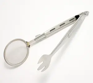 Henning Lee Set of 2 Multi Use Strainer Tongs Henning Lee Set of 2 Multi Use Strainer Tongs