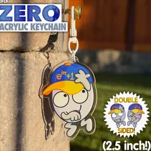 BFDI/XFOHV Zero Acrylic Keychain