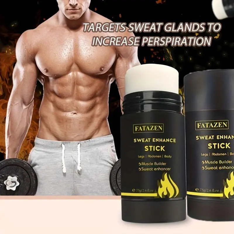 Fatazen 75g Smooth Creamy Body Firming Stick, Sweat Enhance Stick, Gentle Care Revitalize Skin, Boost Firmness, Suitable for All Skin Types