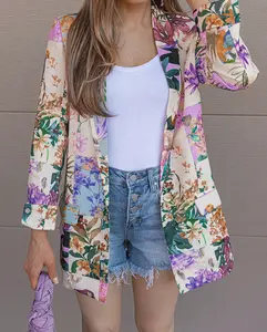 Kenzie Floral Print Blazer S-3X | by Krush Kandy