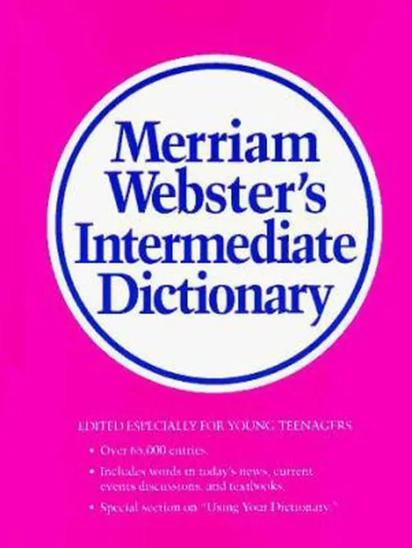 USED Book - Merriam-Webster's Intermediate Dictionary by Merriam-Webster (Hardcover) - english