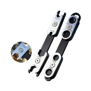 Metric 8-In-1 Adjustable Wrench Multitool, Double End Wrench with Multi-Position Head, Available in Box or Open-end (Open-end)