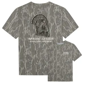 Original Bottomland Vintage Tee - Full Strut Turkey, Camo Mossy Oak T-Shirt, Style Camo 3D T-Shirt, 3D Camo Shirt, Gift For Men, Gift For Dad