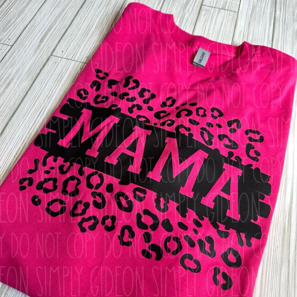 Leopard Mama Graphic Tee Top Womenswear