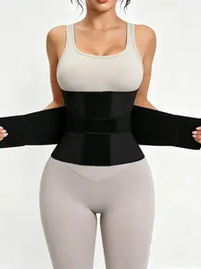 1 Count Women's Anti-Roll Waist Cincher, Fajas, Adjustable Triple-Layer Waist Trainer, Leopard Print Triple Wrap Compression Shapewear Belts, Wild Pattern Curves-Hugging Corset, Compression Girdle, Perfect For All Occasions