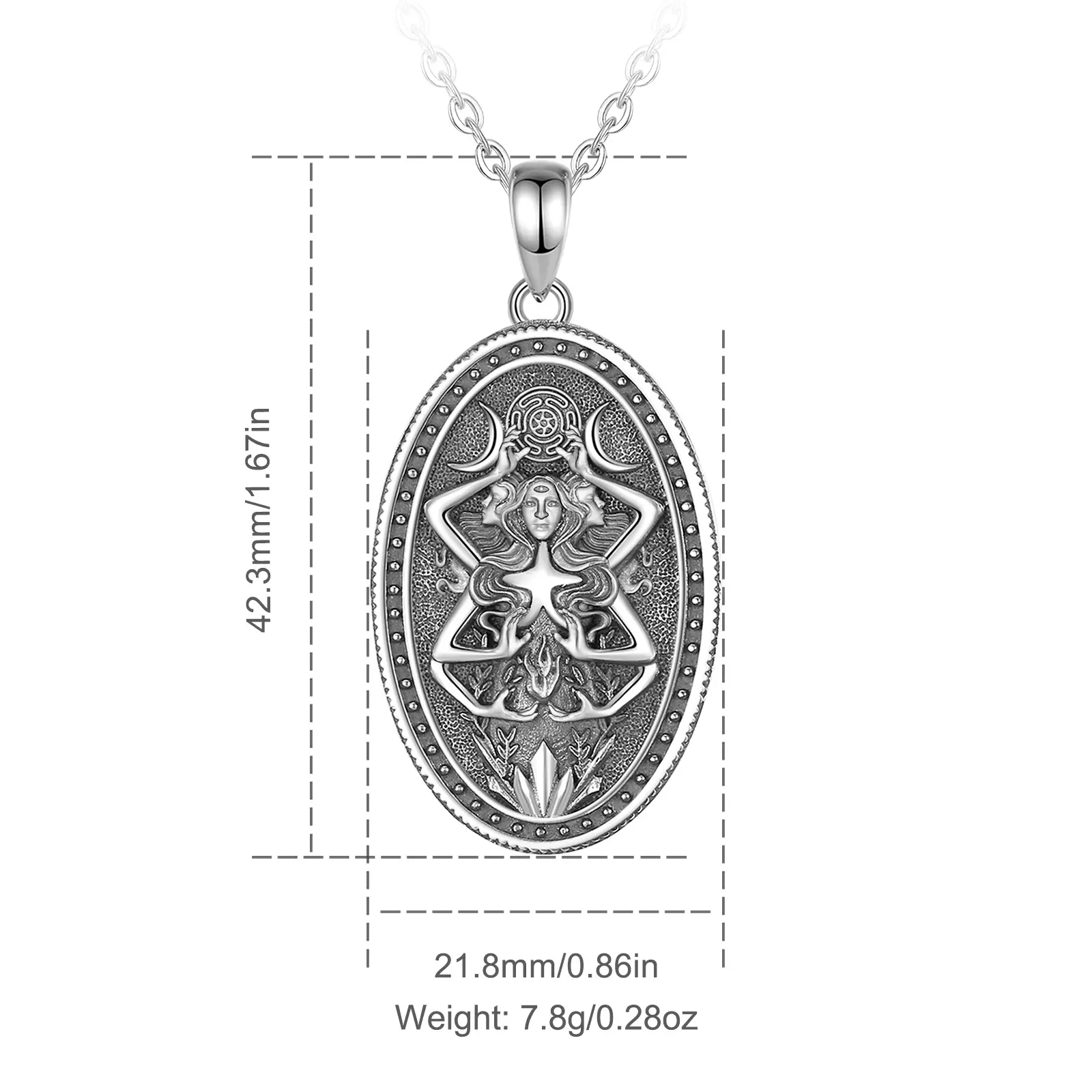 Hecate Triple Moon Goddess