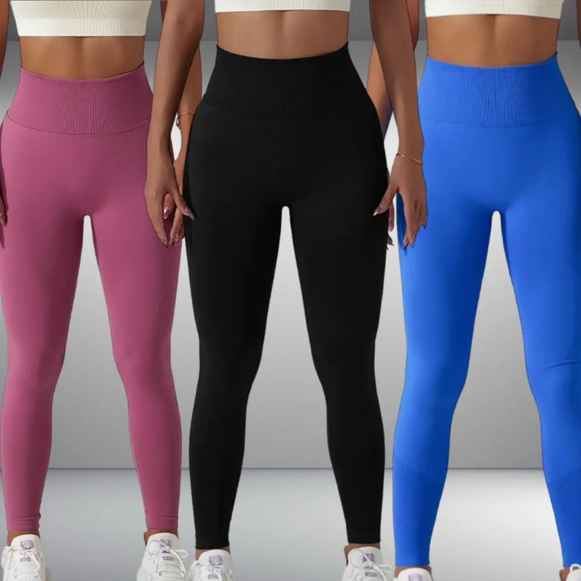 Fancy Figure Mermaid Collection High Waisted Leggings - Soft and Stretchy; Butt Enhancing and Tummy Tucking