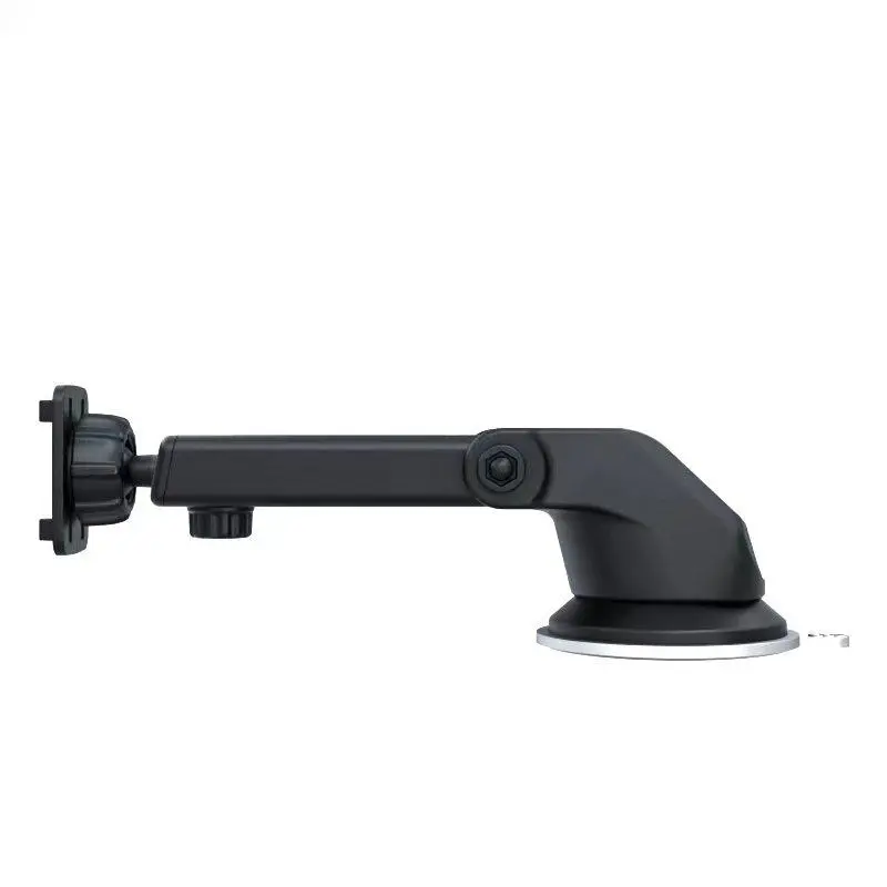 【PASLDA】Adjustable Dashboard Suction Cup Ball Joint Mount with Telescopic Arm & Adhesive Pad - Dashboard Phone Holder for 7-Inch Portable Monitors, Carplay Screens, Dashcams, Car Accessories with Angle Adjust Feature