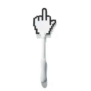 Retro Pixelated Mouse Pointer Middle Finger Hand Wand, Funny Prank Accessory for Friends, Ideal Party Favor, April Fool Gift, Trendy Desktop Ornament for All Prank Fans