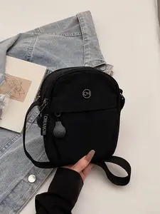 Simple and casual mini nylon shoulder bag, fashionable and easy-to-match everyday crossbody bag, Crossbody Purse