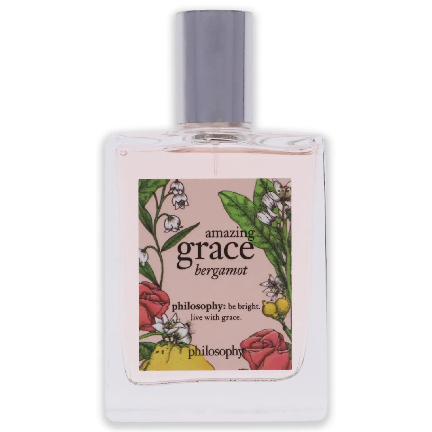 Philosophy Amazing Grace Bergamot Perfume for Women, Eau de Toilette Spray 2 Fl Oz / 60ml, Bright Floral Citrus Fragrance with Bergamot, Orange Blossom, Lily of the Valley and Musk