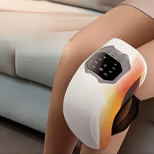 Wireless Knee Massager with Vibration Heat Function, Portable Pain Relief, Knee Pain Tool, Three Heating Levels, Three Massage Modes, Perfect Gift for Parents