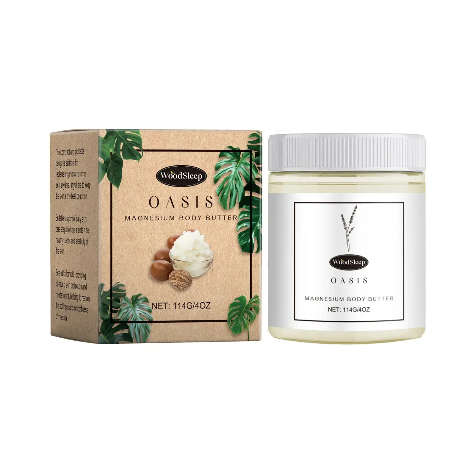 Mama-Bear Magnesium Neuropathy Cream – Soothing Body Butter for Nerve Pain Relief | Deeply Moisturizing, Fast-Absorbing Formula to Keep Skin Soft, Smooth & Comfortable