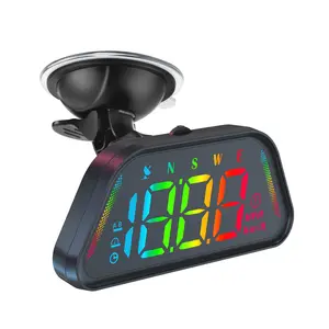 Kinuo RGB Digital GPS Speedometer High-Tech Car HUDwith Ambient Light Universal Odometer for Car TruckMotorcycle