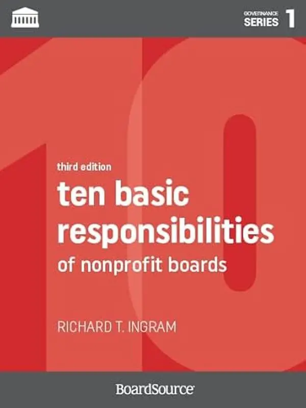 USED Book - Ten Basic Responsibilities of Nonprofit Boards by Richard T. Ingram (Paperback) - English