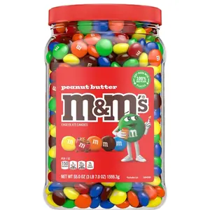 M&M’S Peanut Butter Milk Chocolate Candy, 55 oz.