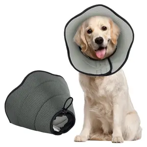 Dog Cone Collar for After Surgery,Soft Dog Cones for Large Dogs,Adjustable Dog Recovery Collars,Elizabethan Collar for Dogs Prevent Licking Wound,Touching Stitches,Wounds and Rashes