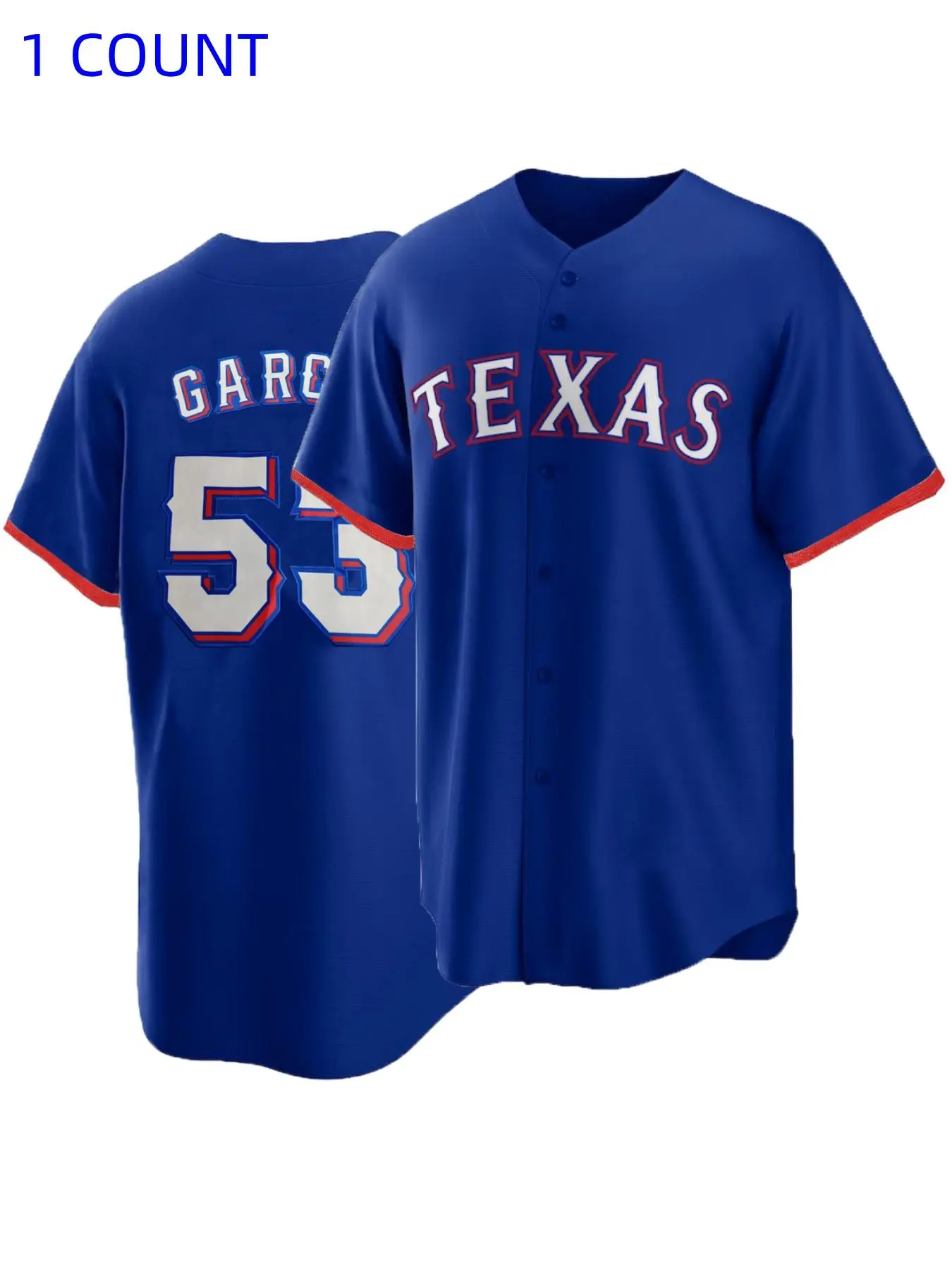 Men's Letter & Number Embroidery Baseball Jersey, Embroidered Jersey, Casual Loose V Neck Short Sleeve Baseball Top, Baseball Shirt for Outdoor Sports, Sports Apparel, Baseball Training Jersey for Men, Jersey Tee, Sports Wear