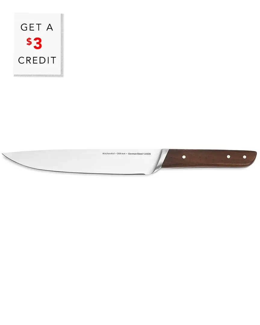 KitchenAid Wood Handle Slicing Knife with $3 Credit