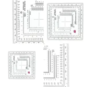 R9UF MGRS Coordinate Scale Ruler | Map Reading & Land Navigation