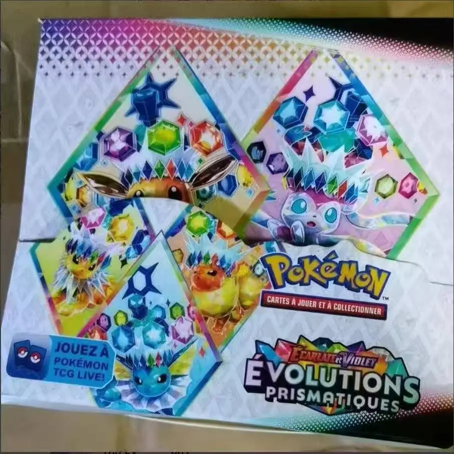 French Prismatic Evolutions (360 cards) Pokémon Trading Card Game Sword & Shield and Classic Series Evolutions (including powered-up cards) — Blind-box expansion packs