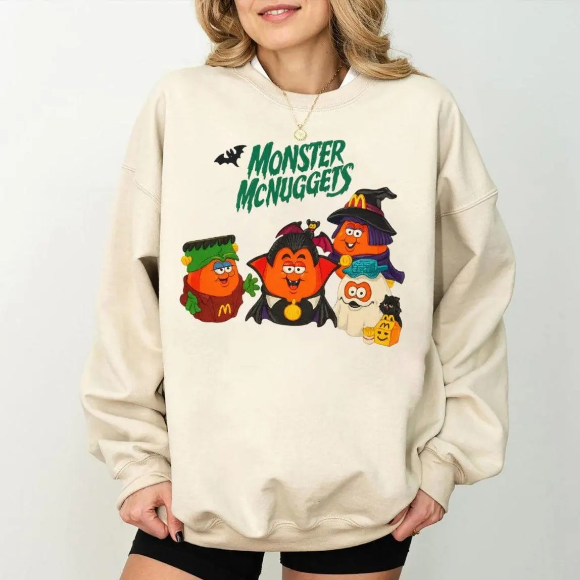 Retro Monster Nuggets Shirt, Vintage Halloween Sweatshirt, Halloween Monsters Shirt, Nostalgia Halloween Sweatshirt