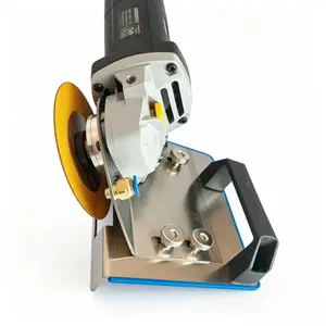 Tile Beveled Edge Cutter, Angle Grinder, Beveling Clamp, Portable Tile Cutting Tool, Right-Angle Cut degree chamfer base plate Tile Chamfering Tool