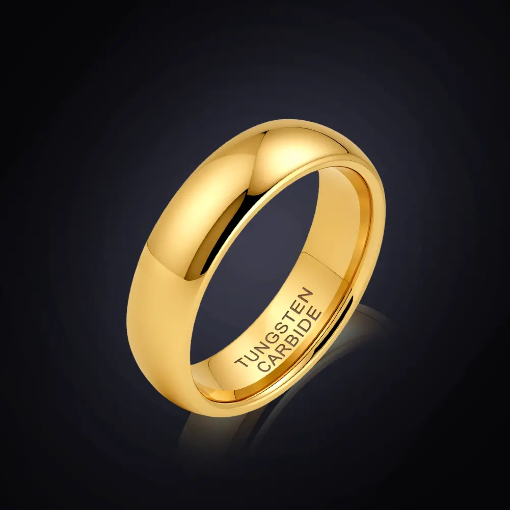 Yonifu 4mm/6mm/8mm Tungsten Carbide Ring for Men & Women, Comfort Fit Wedding Band, Durable Scratch-Resistant Engagement Ring, Perfect Anniversary Gift, Fashion Jewelry for Daily Wear, Promise Ring, Stylish Wedding Accessory, Hypoallergenic Band,