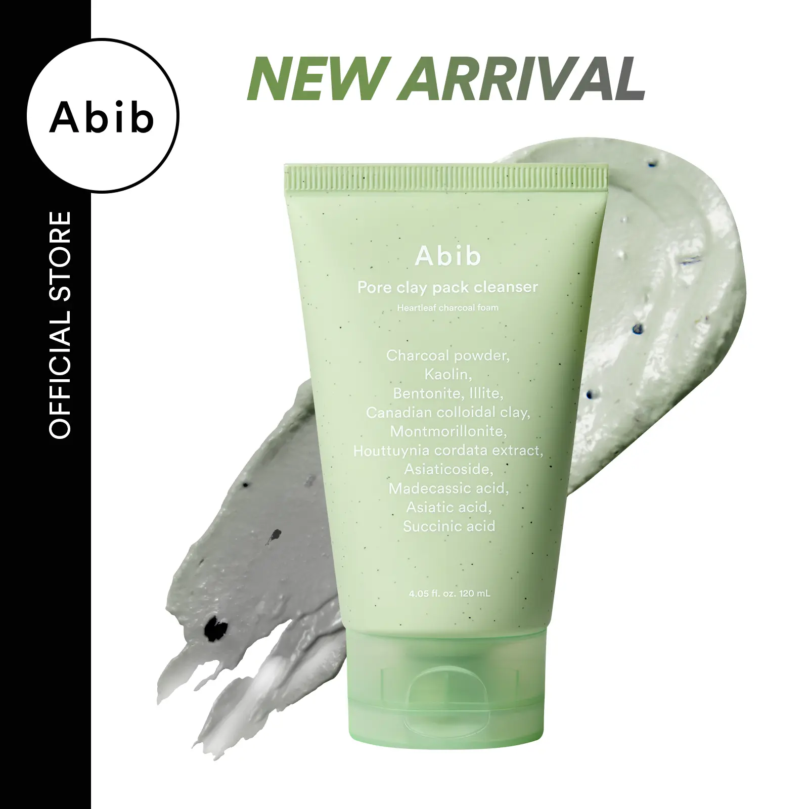 [Abib official] Pore clay pack cleanser Heartleaf charcoal foam l Pore & Oil Control, Calming & Soothing, And Breakouts & Acne