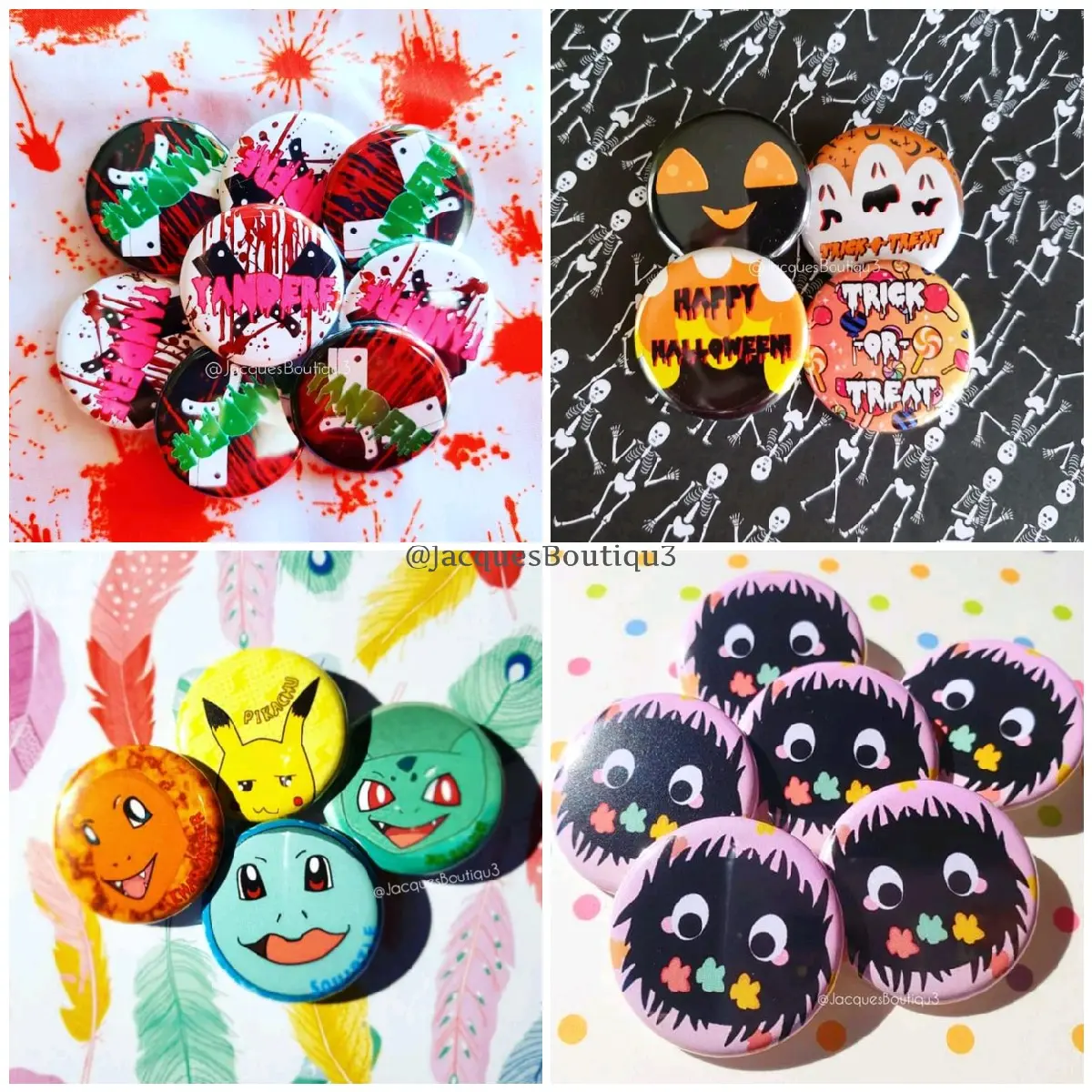 50 3.5" Custom Pinback Buttons
