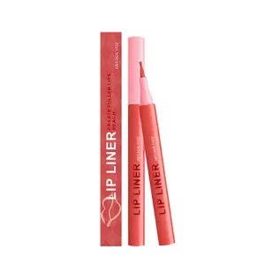 The Peach Pink Waterproof Lip Liner Pen Is A Natural And Easy-To-Apply Lip Makeup Tool For Daily Use.It Brightens, Brightens And Moisturizes The Lip Liner Pen