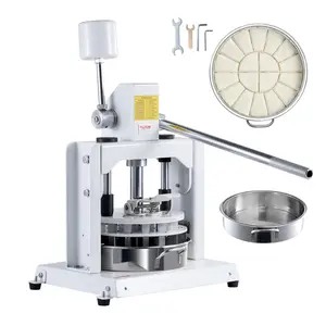 【Summervibes】VEVOR Dough Divider Rounder,  , 18PCS Manual Dough Equal Divider Machine, 2.11oz - 9.88oz Hand Press Dough Cutter with 304 Stainless Steel Tray and Blade, Bread Maker for Bakery, Restaurant, Commercial