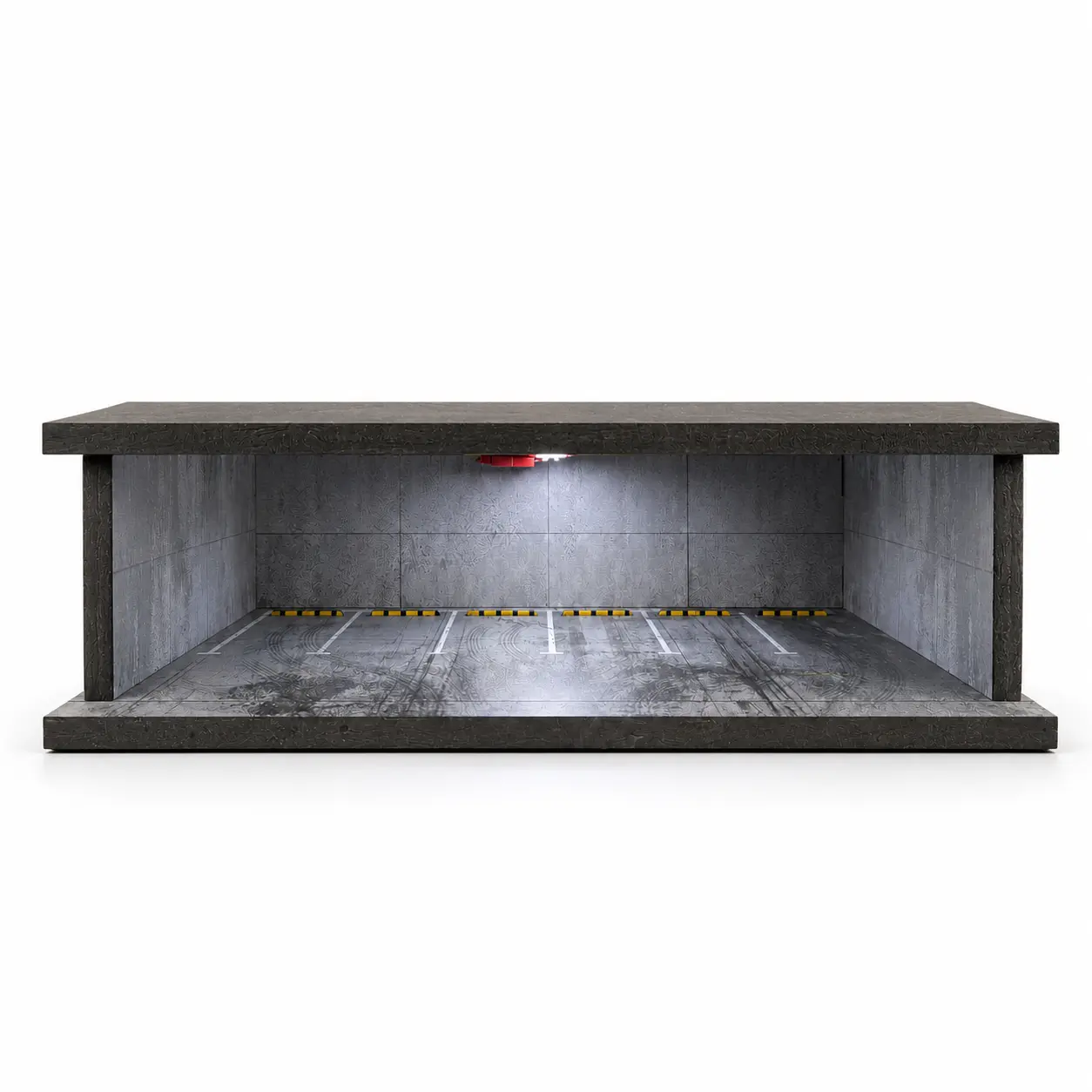 1:64 LED Underground Parking Garage Display Scene, Diecast Model Car Collectible Accessory