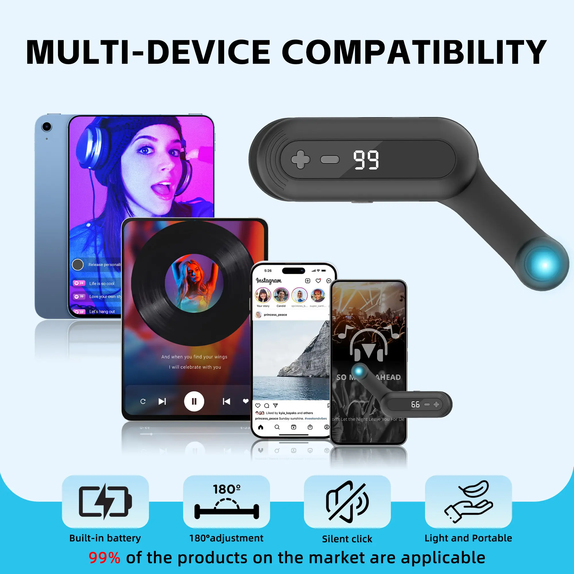 Auto Clicker for Smart Phone, Phone Screen Device Speed Clicker for ...