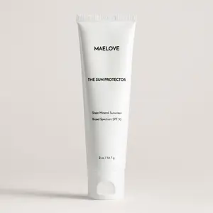 Sun Protector SPF 30 Mineral Sunscreen, botanical blend soothes and calms the skin, reducing inflammation and irritation, non-comedogenic, hypoallergenic formula is silky smooth, doubles as a makeup primer