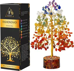 Fashionzaadi Jade Tree Decor Crystal Tree of Life Green Jade Crystals Feng Shui Stones Gemstones Bonsai Tree Good Luck Gifts USA Made Chakra Healing & Good Luck Ornaments Decorative #healing #crystals #meditation #zodiac #trending