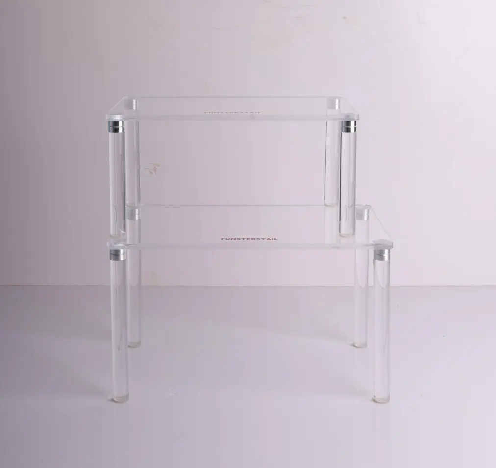 Hamster Platform 7.09" × 12.20" × 5.91"(H), Premium Acrylic Stand for Syrian & Dwarf Hamsters – Durable, Easy-to-Clean Cage Accessory for Habitat Setup