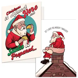 Funny Christmas Cards Hilarious Xmas Greeting Cards for Holiday Thank You Gifts With Envelopes Christmas