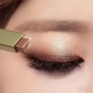 1PC Shimmering Dual-Color Eyeshadow Stick, Eye Makeup Product, with Diverse Shades, Easy to Blend, Long-Lasting Waterproof Eye Makeup, Perfect for Beginers and Pros