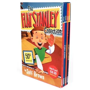 The Flat Stanley Collection Box Set: Flat Stanley, Invisible Stanley, Stanley in Space, and Stanley, Flat Again! (Flat Stanley) by Jeff Brown||Macky Pamintuan [Paperback Book]