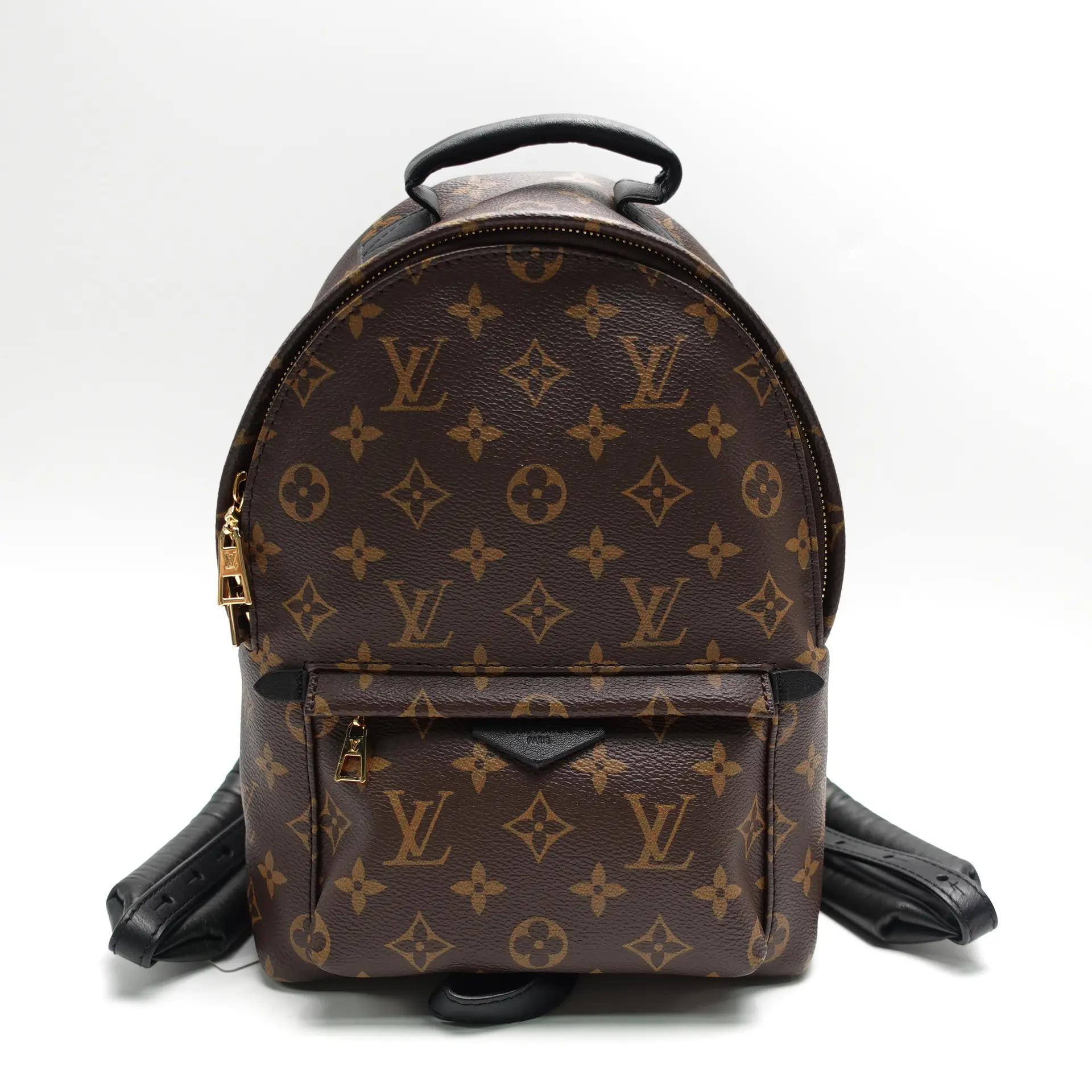 Pre-owned Louis Vuitton Canvas Backpacks Palm Springs Pm Brown Monogram Backpack T10451390