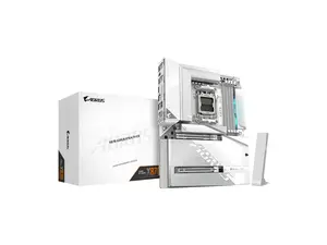 GIGABYTE X870 AORUS STEALTH ICE AMD AM5 Motherboard, ATX, DDR5, 4x M.2, PCIe 5.0, 2xUSB-4,USB-C, WIFI7, 5GbE LAN, EZ-Latch