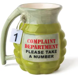 Big Mouth Toys Grenade Mug - Take a Number