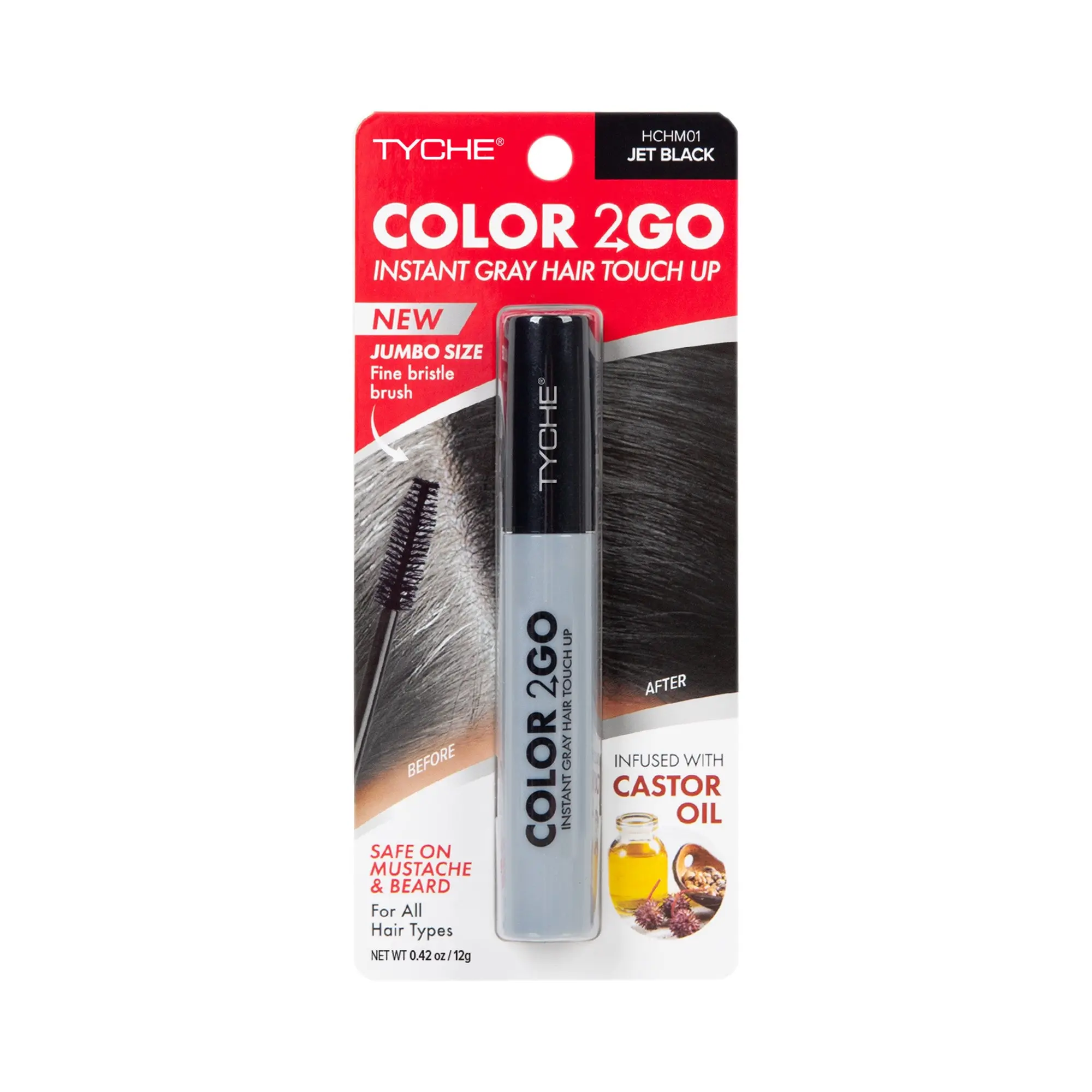 Tyche by Nicka K New York Color 2 Go - Instant Root Touch Up Hair Mascara