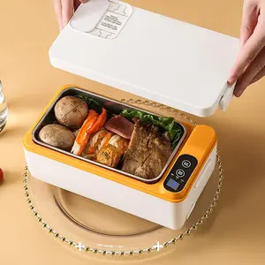 Portable Electric Lunch Box, Rechargeable Food Heater, Household Food Heater for Car/Truck/Work/Home, Heating Lunch Box, Cordless Heated Lunchbox, Kitchen Appliances, Tableware, Heated Lunch Box
