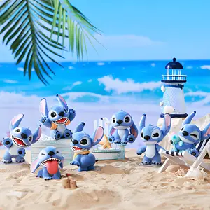 [Summer New Product] MINISO Disney Stitch Blind Box Surprise! Adorable Flocked Plush with Blinking Eyes - Collect The Cutest Alien!