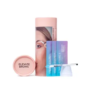 Elevate Brows The Only Thio and Ammonia Free DIY Brow Lamination Kit | Original At-Home Brow Lift Kit for Soft, Full, Healthy Brows | Safe Salon Results Powered by Korean Beauty Science